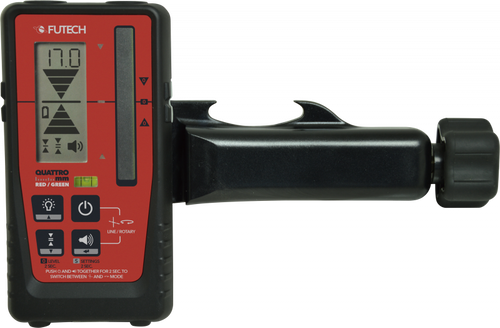 לוכד קרן FUTECH QUATTRO MM M.150.40 - מכשיר מילימטרי עם צג LCD מואר ונוריות LED צבעוניות לזיהוי לייזר אדום וירוקלוכד קרן FUTECH QUATTRO MM M.150.40 - מכשיר מילימטרי עם צג LCD מואר ונוריות LED צבעוניות לזיהוי לייזר אדום וירוק