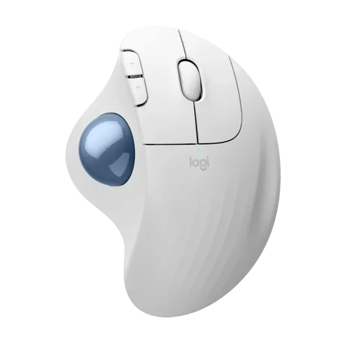 עכבר אלחוטי עם כדור עקיבה בעל צורה ארגונומית דגם Ergo M575S מבית Logitech לוגיטק