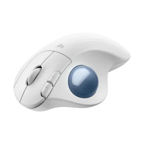 עכבר אלחוטי עם כדור עקיבה בעל צורה ארגונומית דגם Ergo M575S מבית Logitech לוגיטק