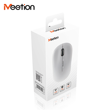 עכבר אלחוטי Meetion Wireless Mouse 2.4G R545 White