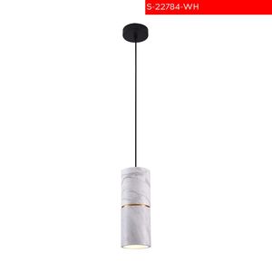 E27 תליה תותח לבן+טבעת פליז