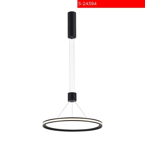 CCT 36W+18W מנורת תליה שגית לד שחור כולל שלט