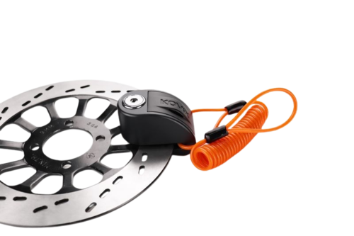 מנעול דיסק עם אזעקה 6MM‏ Black