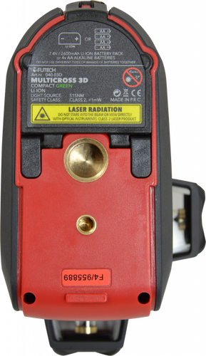 לייזר קווים 3 מימדים FUTECH MC 3D GREEN COMPACT דגם 040.03D - מכשיר קומפקטי עם קרן ירוקה לעבודות פיסול ומדידה מדויקות
