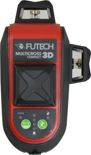 לייזר קווים 3 מימדים FUTECH MC 3D GREEN COMPACT דגם 040.03D - מכשיר קומפקטי עם קרן ירוקה לעבודות פיסול ומדידה מדויקות