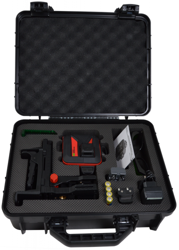 לייזר קווים 3 מימדים FUTECH MC 3D GREEN COMPACT דגם 040.03D - מכשיר קומפקטי עם קרן ירוקה לעבודות פיסול ומדידה מדויקותלייזר קווים 3 מימדים FUTECH MC 3D GREEN COMPACT דגם 040.03D - מכשיר קומפקטי עם קרן ירוקה לעבודות פיסול ומדידה מדויקות