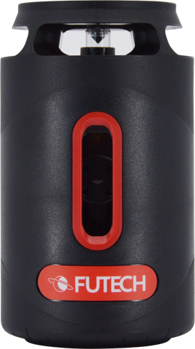 לייזר קווים FUTECH LL5505 מעוצב כפחית קולה - לייזר ירוק DIY עם קו אופקי 360 מעלות וקו אנכי למדידות מדויקות