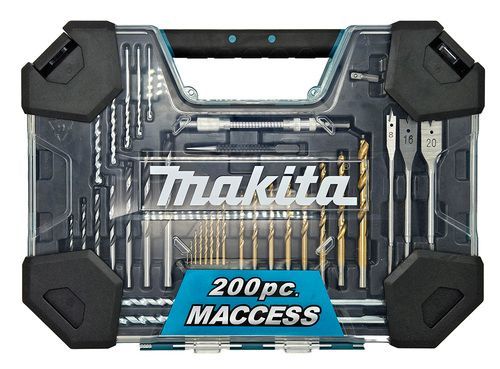 סט מקדחים וביטים HD 200 חלקים MAKITA מקיטה