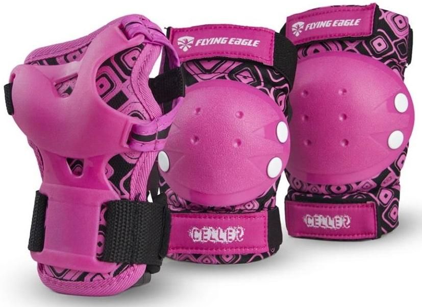 FLYING EAGLE CELLER SET PINK סט מגנים שלם