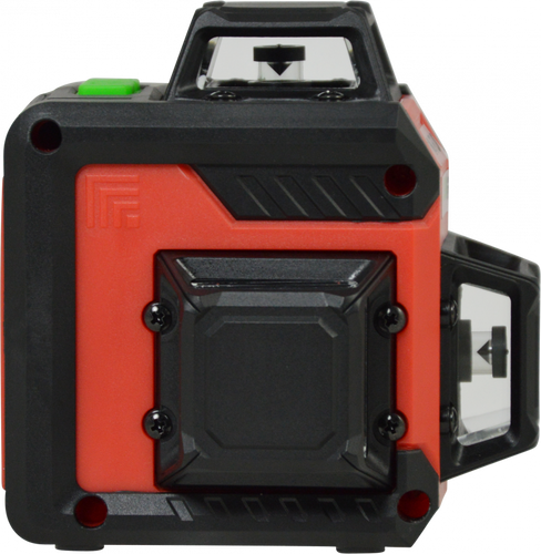 לייזר קווים 3D ירוק FUTECH MC 3D BRAVE GREEN דגם 027.3DG-S - מכשיר קומפקט עם פריזמה תלת מימדית לקווים אופקיים ואנכיים מדויקים