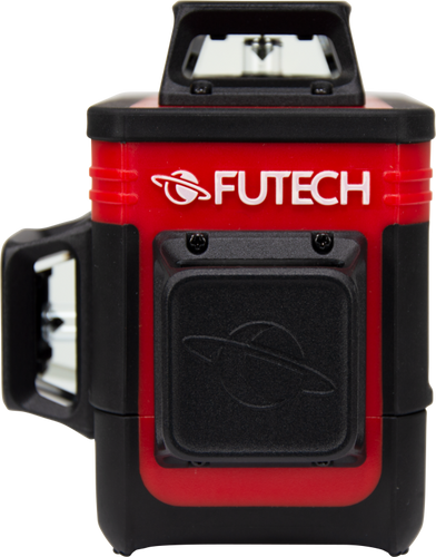 לייזר קווים FUTECH Multicross 3D Compact Green דגם 035.3DG - מכשיר קומפקטי עם קרן ירוקה למדידות מדויקות בבנייה ושיפוצים