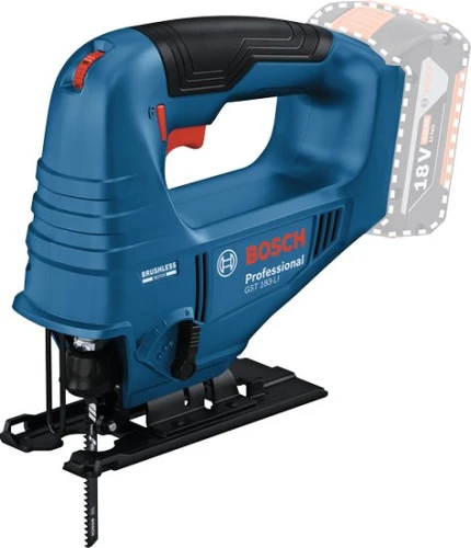 מסור אנכי נטען בראשלס GST 183-LI 18V + סוללה 4A + מטען + סט משוריות נוסף 