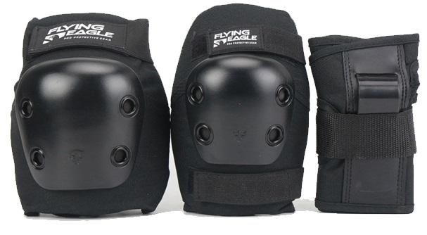FLYING EAGLE ARMOR JUNIOR PROTECTOR BLACK סט מגנים שלם