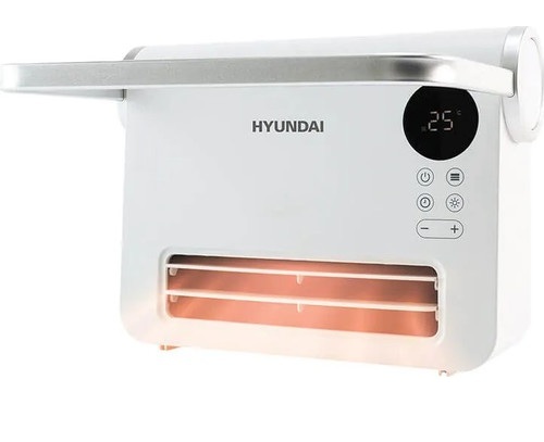 מפזר חום לאמבטיה 2000W עם מתלה ושלט מבית Hyundai