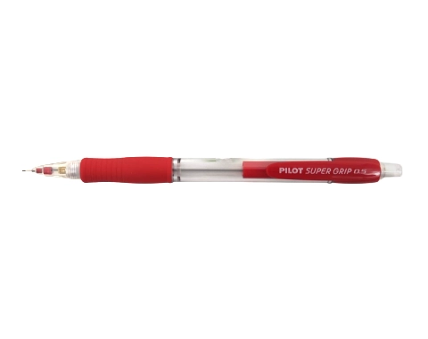 עיפרון מכני ורסטיל Pilot Super Grip 0.5 - אדום ניאון