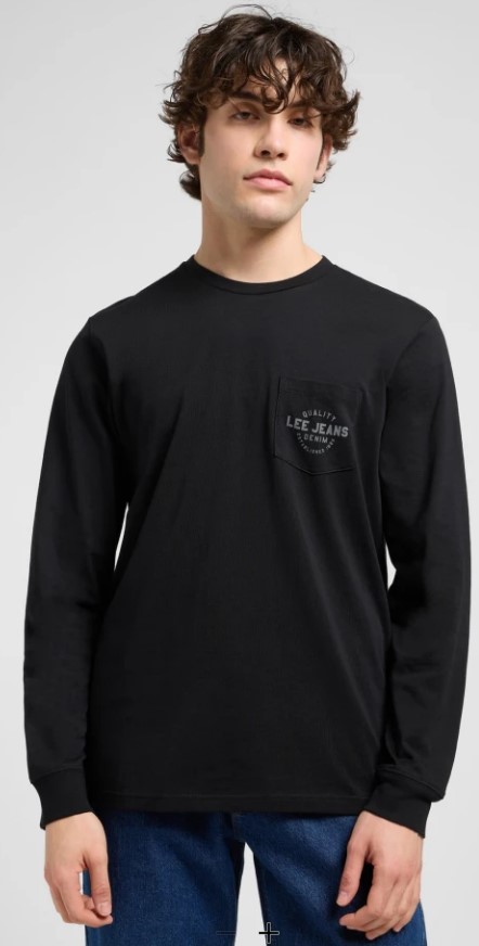 חולצת לי Lee Jeans Ls Pocket Logo Tee | גברים
