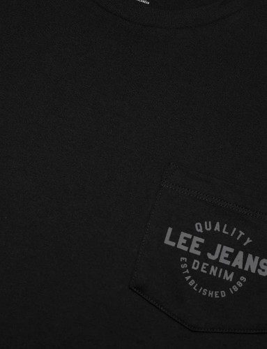 חולצת לי Lee Jeans Ls Pocket Logo Tee | גברים