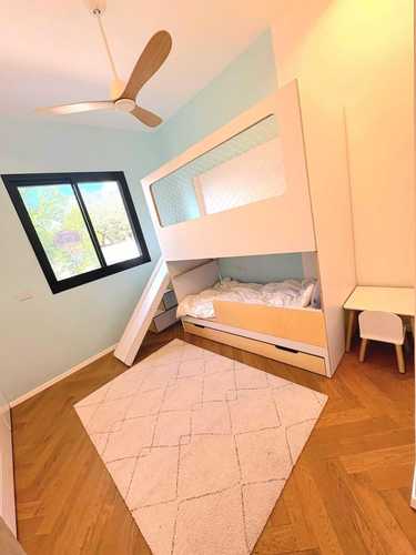 מיטת קומותיים עם מגלשה דגם יעל