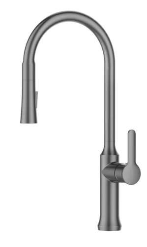 ברז מטבח נשלף 1057GR אפור גרפיט מט SIVANOFIR