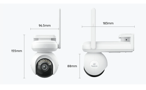 מצלמת אבטחה אלחוטית 4K ללא כבלים 360° עם סוללה ל-500 יום - Altas PT Ultra