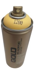 ספריי צבע אקרילי PUDDING G1200 GOLD MONTANA
