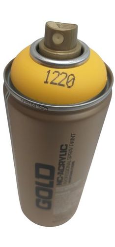 ספריי צבע אקרילי YELLOW CAP G1220 GOLD MONTANA