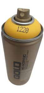 ספריי צבע אקרילי YELLOW CAP G1220 GOLD MONTANA