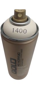 ספריי צבע אקרילי BONE G1400 GOLD MONTANA