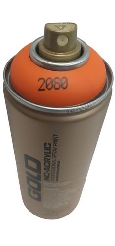 ספריי צבע אקרילי PURE ORANGE G2080 GOLD MONTANA