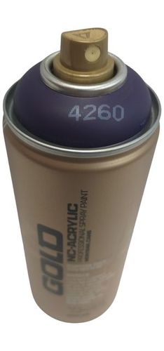 ספריי צבע אקרילי BLACK PURPLE G4260 GOLD MONTANA