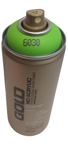 ספריי צבע אקרילי LIME G6030 GOLD MONTANA