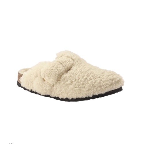 כפכף BIRKENSTOCK BOSTON פרווה שמנת מידות 37-41 לנשים