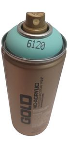 ספריי צבע אקרילי MALACHITE LIGHT G6120 GOLD MONTANA