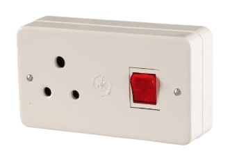 שקע למזגן + מפסק 16A עה