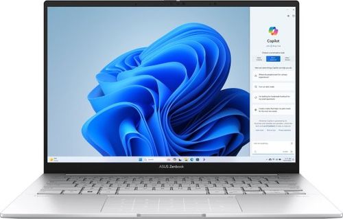 מחשב נייד 14 אינץ מסך מגע ASUS Zenbook 14 UX3405CA-PZ352W Silver