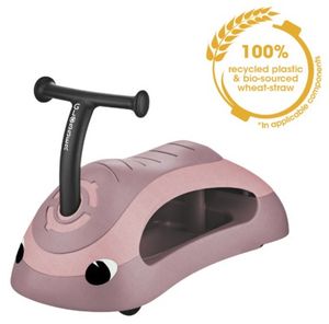 בימבה והליכון 2 ב-1 Walk N’ Roll Ecologic עשוי פלסטיק 100% ממוחזר - ורוד Berry