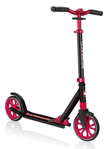 קורקינט קליל ומתקפל לנוער ומבוגרים NL 205 מתאים עד 100 ק"ג - שחור/אדום