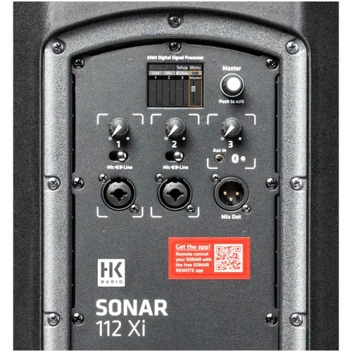 רמקול מוגבר 12″ עם שליטה מרחוק HK Audio SONAR 112 XI