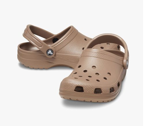 נעלי קרוקס קלאסי בצבע חום לאטה Crocs לגברים ונשים