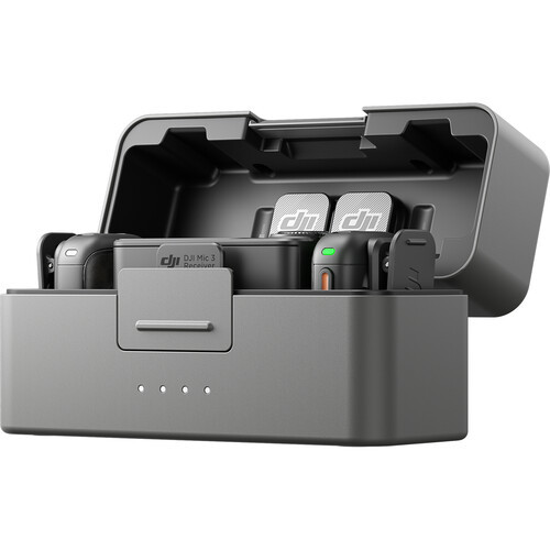 ‏מערכת מיקרופונים אלחוטיים DJI Mic 3