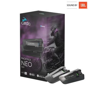 זוג דיבוריות בלוטוס לקסדה Cardo Packtalk NEO DOU