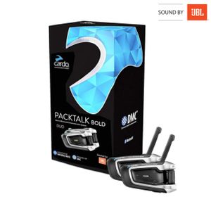 דיבורית בלוטוס לקסדה זוגית Cardo PACKTALK Bold DUO JBL