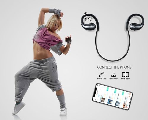 אוזניות בלוטוס ספורט ייעודיות לריצה NOA Active Plus