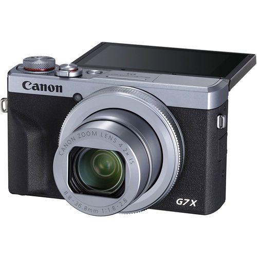 מצלמה דיגיטלית Canon Powershot G7X Mark III עם סוללה נוספת צבע כסוף יבואן רשמי ! !  זמין במלאי !! 