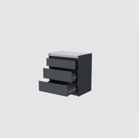 יחידת 3 מגירות למטבח חוץ – Apollo