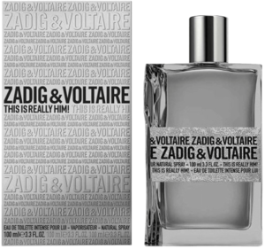 בושם לגבר 100 מ"ל | Zadig & Voltaire This Is Really Him! | או דה טואלט E.D.T Intense זדיג | Zadig & Voltaire