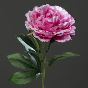 פיונה 63 ס"מ סגול לבנדר Peony spray