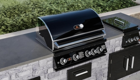 גריל גז גוסטו – GUSTO Collection 4 BI Black