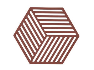 תחתית לסיר Hexagon - בורדו