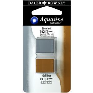 זוג טבליות 2 גוונים Silver Imit 702 Gold Imit 701 AQUAFINE
